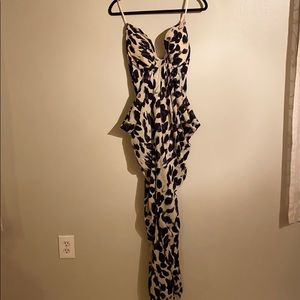 Women’s animal print maxi dress